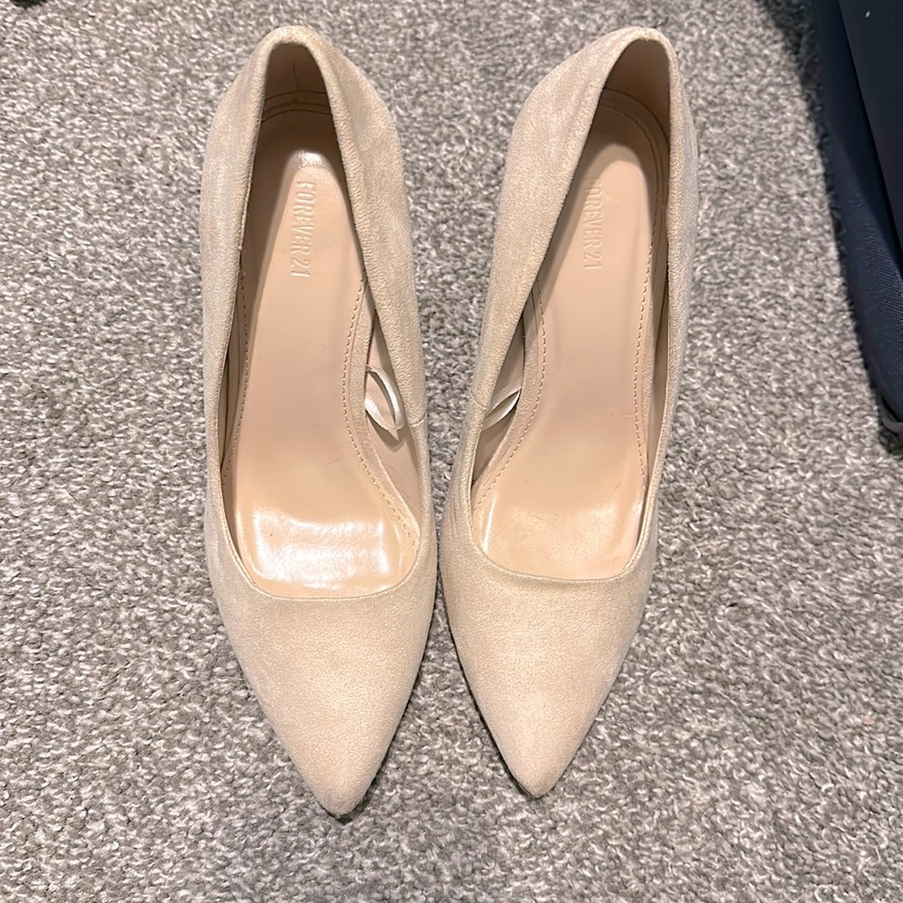 F21 Suede Pumps